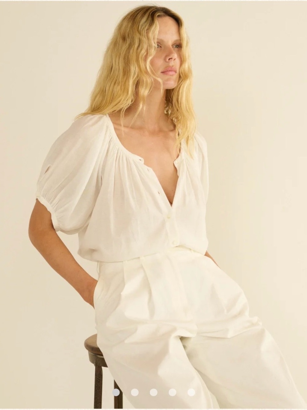 Doen June Top in Salt - Picture 5 of 5